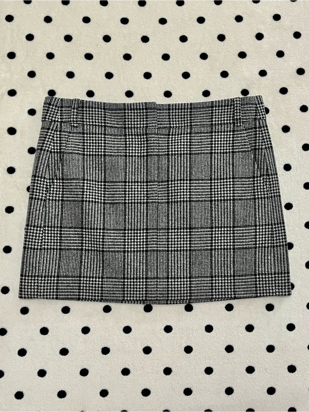 Tibi Heritage Plaid Houndstooth Mini Skirt Size 4